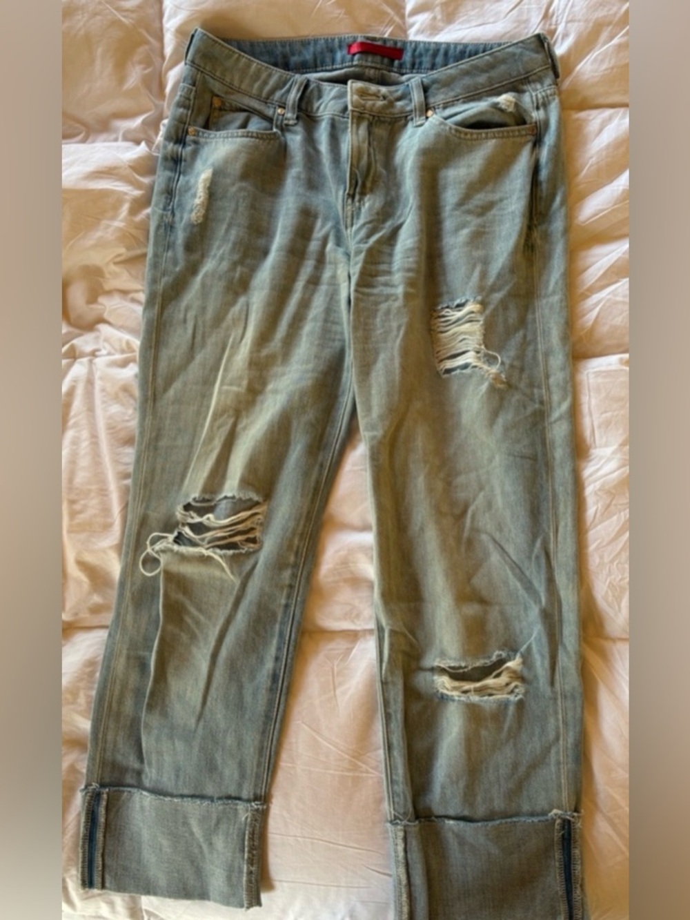 Jennifer Lopez Light Blue Boyfriend Jeans